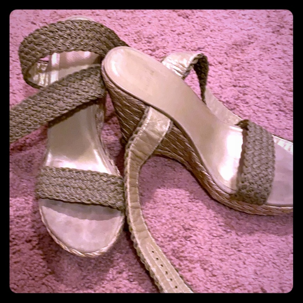 Stuart Weitzman wedge sandals